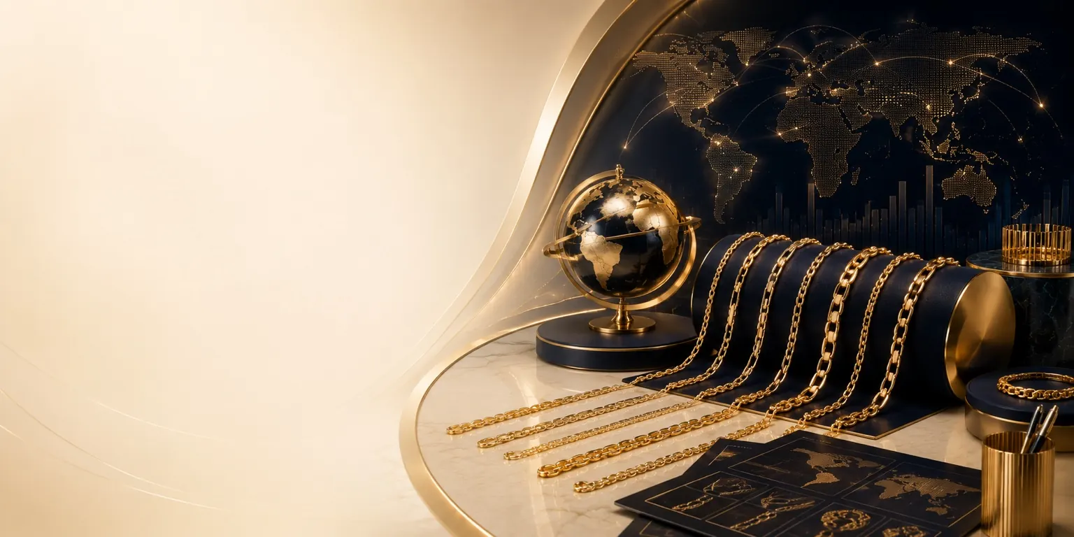 Premium gold chains for export and wholesale